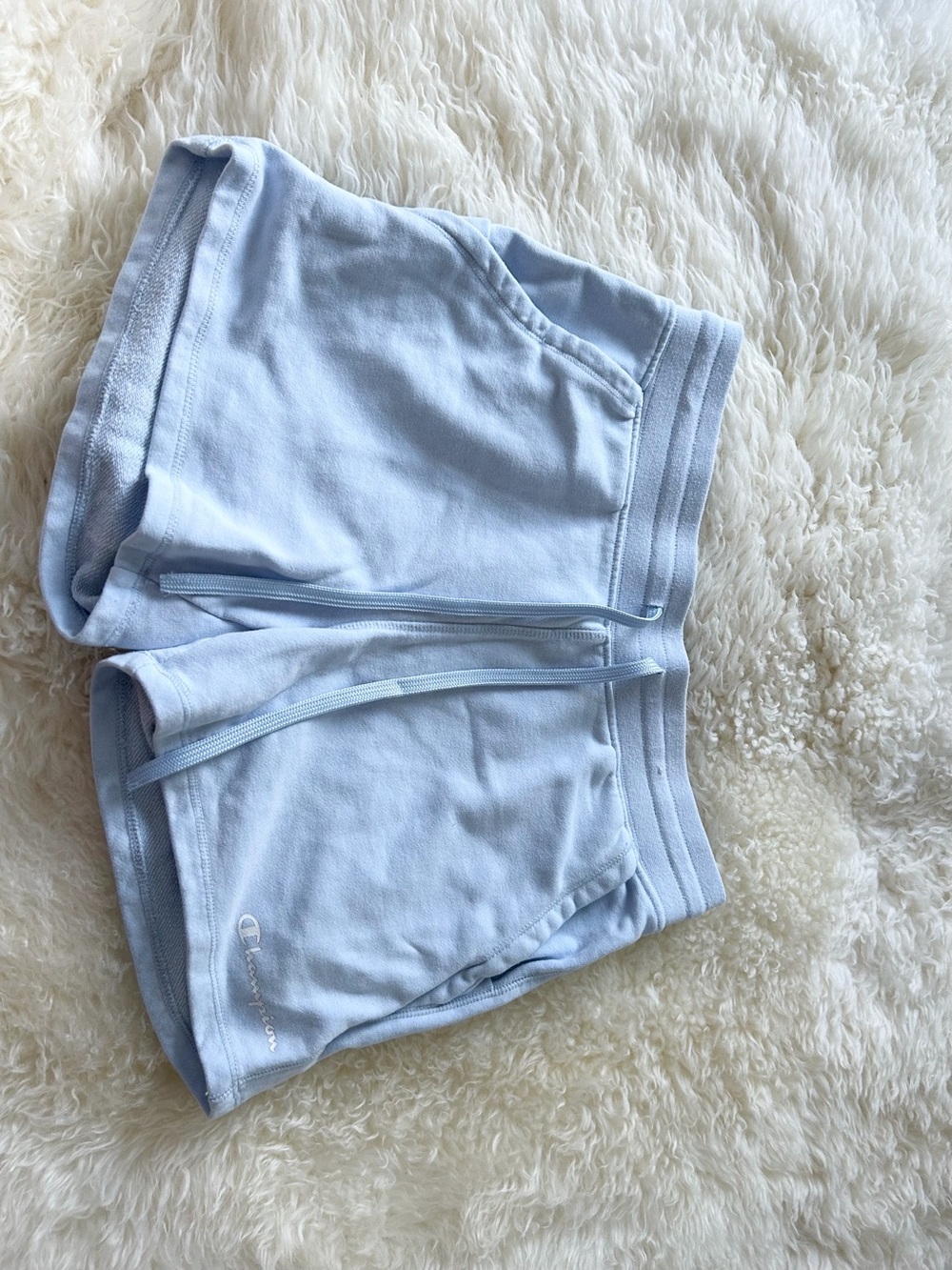 Champion Pastel Blue Women's Athletic Shorts